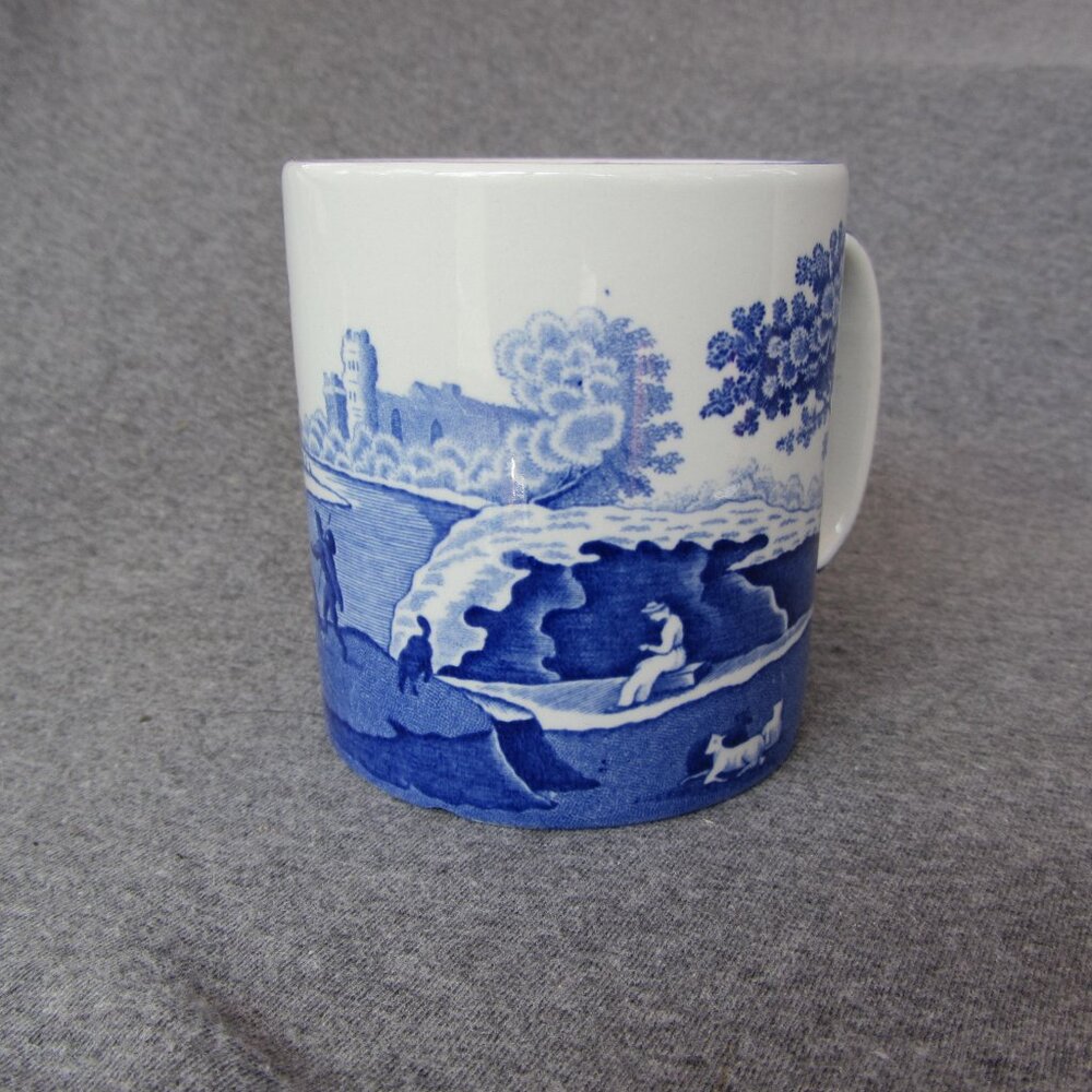 10 oz Spode mug blue & white (w3029)